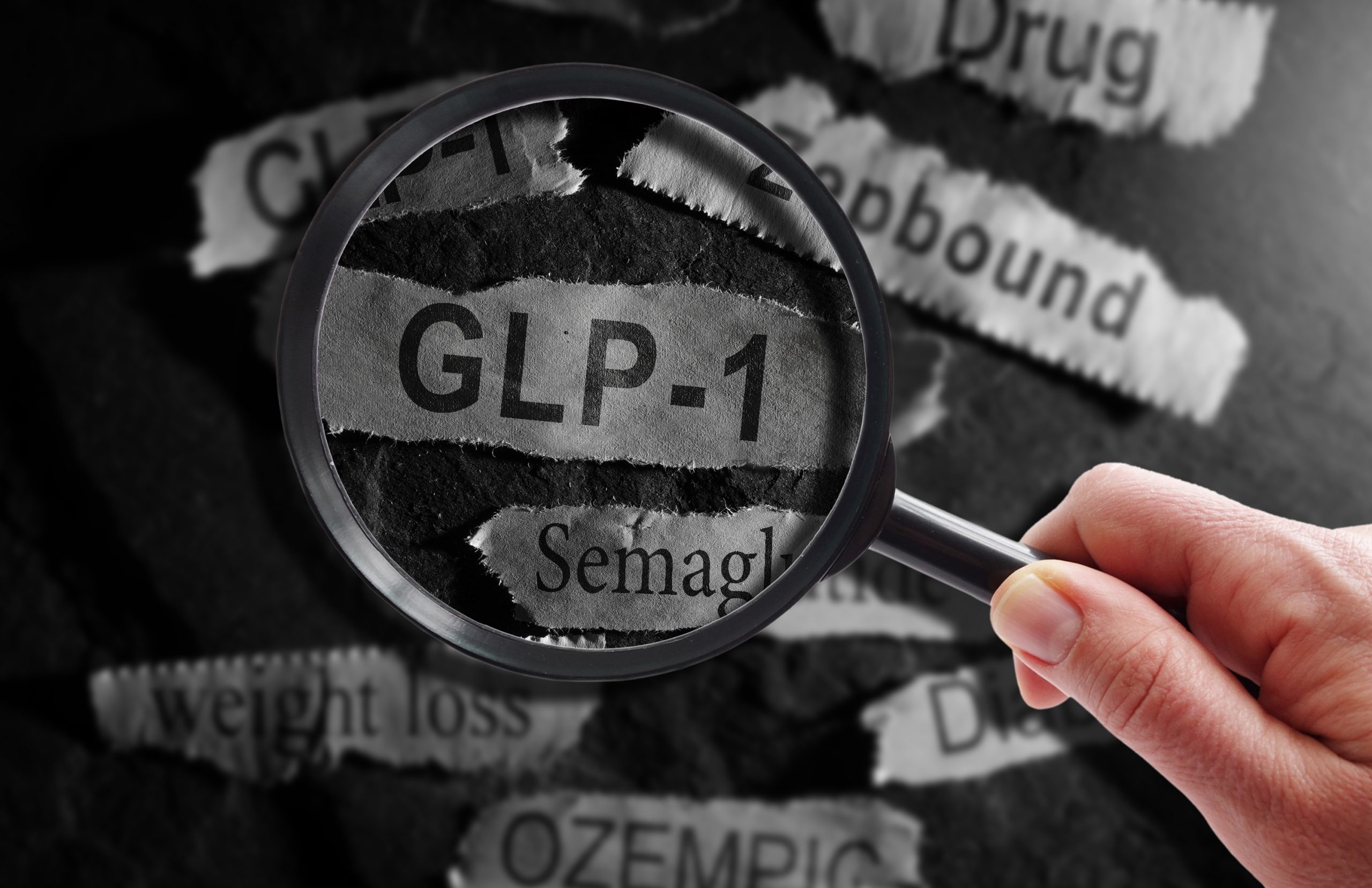 GLP-1 weight loss injection illustration representing Wegovy, Ozempic and Saxenda hair loss